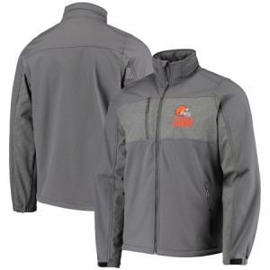 メンズ ジャケット "Cleveland Browns" Zephyr Softshell Full-Zip Jacket - Graphite