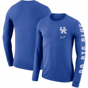 ナイキ メンズ Tシャツ 長袖 ロンT "Kentucky Wildcats" Nike Local Mantra Performance Long Sleeve T-Shirt - Royal