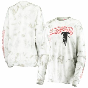 メンズ Tシャツ 長袖 ロンT Atlanta Falcons Junk Food Tie Dye Long Sleeve T-Shirt/Black