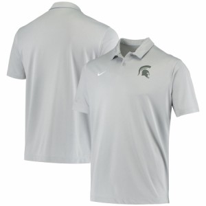 ナイキ メンズ ポロシャツ "Michigan State Spartans" Nike College Performance Polo - Gray