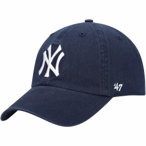 フォーティーセブン メンズ キャップ "New York Yankees" '47 Heritage Clean Up Adjustable Hat - Navy