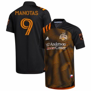 アディダス メンズ ジャージ Mauro Manotas "Houston Dynamo" adidas 2020 HTX 15 Authentic Jersey - Black