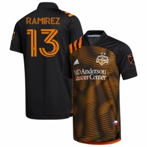 アディダス メンズ ジャージ Christian Ramirez "Houston Dynamo" adidas 2020 HTX 15 Authentic Jersey - Black