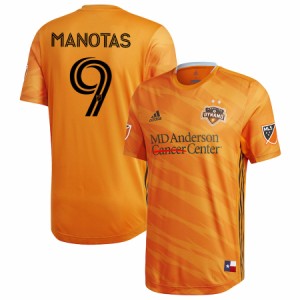 アディダス メンズ ジャージ Mauro Manotas "Houston Dynamo" adidas 2020 Primary Authentic Player Jersey - Orange