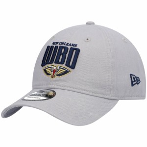 ニューエラ メンズ キャップ ペリカンズ New Orleans Pelicans New Era WBD 9TWENTY Adjustable Hat - Gray