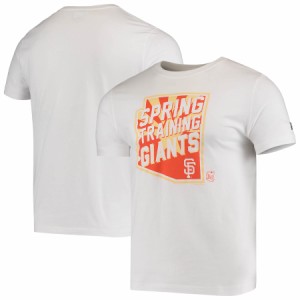 ニューエラ メンズ Tシャツ San Francisco Giants New Era Spring Training State Fill T-Shirt - White