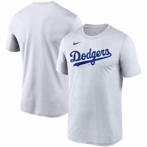 ナイキ メンズ Tシャツ ”Los Angeles Dodgers" Nike Wordmark Legend T-Shirt - White