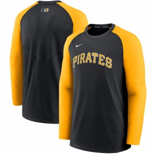 ナイキ メンズ スウェットシャツ ”Pittsburgh Pirates" Nike Authentic Collection Pregame Performance Raglan Pullover Sweatshirt - 