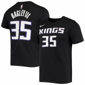 ナイキ メンズ Tシャツ Marvin Bagley III "Sacramento Kings" Nike Team Name & Number Performance T-Shirt - Black