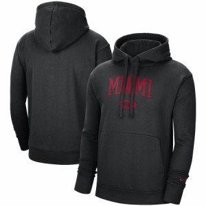 ナイキ メンズ パーカー "Miami Heat" Nike Heritage Essential Pullover Hoodie - Black