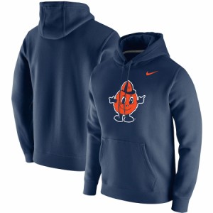 ナイキ メンズ パーカー "Syracuse Orange" Nike Vintage School Logo Pullover Hoodie - Navy