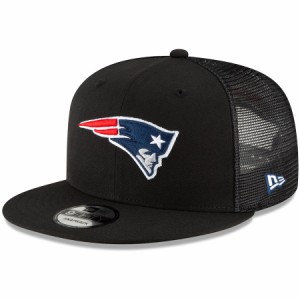 ニューエラ メンズ キャップ "New England Patriots" New Era Shade Trucker 9FIFTY Snapback Hat - Black
