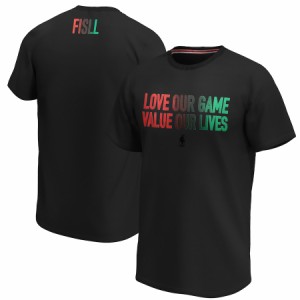 メンズ Tシャツ NBA Love Our Game Value Our Lives T-Shirt - Black