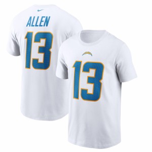 ナイキ メンズ Tシャツ Keenan Allen "Los Angeles Chargers" Nike Player Name & Number T-Shirt - White