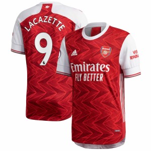 アディダス メンズ ジャージ Alexandre Lacazette "Arsenal" adidas 2020/21 Home Player Authentic Jersey - Maroon