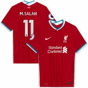 ナイキ メンズ ジャージ Mohamed Salah "Liverpool" Nike 2020/21 Home Authentic Player Jersey - Red