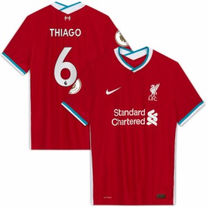 ナイキ メンズ ジャージ Thiago Alc??ntara "Liverpool" Nike 2020/21 Home Authentic Player Jersey - Red