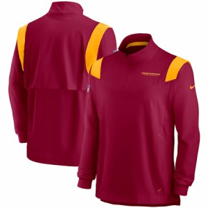 ナイキ メンズ ジャケット "Washington Football Team" Nike 2021 Sideline Coaches Repel Quarter-Zip Jacket - Burgundy