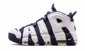 ナイキ メンズ モアアップテンポ Nike Air More Uptempo 2020 復刻版 "Olympic" バッシュ White/Midnight Navy