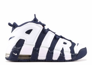 ナイキ キッズ/レディース モアアップテンポ Nike Air More Uptempo GS "Olympic" 2020 スニーカー モアテン White/Midnight Navy/Univer