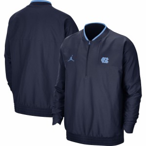 ジョーダン メンズ ジャケット North Carolina Tar Heels Jordan Brand 2021 Coach Half-Zip Jacket - Navy