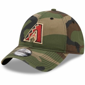 ニューエラ メンズ キャップ ”Arizona Diamondbacks" New Era Woodland Core Classic 9TWENTY Adjustable Hat - Camo