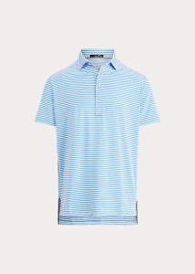 ラルフローレン メンズ RLX Ralph Lauren Active Fit Golf Polo Shirt ポロシャツ 半袖 ゴルフ Blue Rain/Pure White