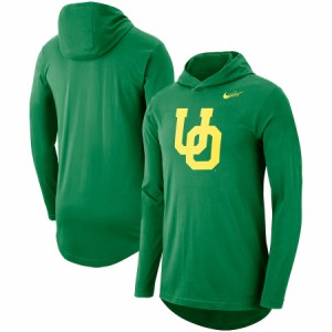 ナイキ メンズ Tシャツ 長袖 ロンT "Oregon Ducks" Nike Performance Long Sleeve Hoodie T-Shirt - Green