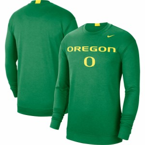 ナイキ メンズ Tシャツ 長袖 ロンT Oregon Ducks Nike 2021-22 Basketball Team Spotlight Performance Long Sleeve Top - Green