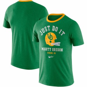 ナイキ メンズ Tシャツ Oregon Ducks Nike Vault Helmet Tri-Blend T-Shirt - Green