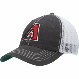 フォーティーセブン メンズ キャップ ”Arizona Diamondbacks" '47 Trawler Clean Up Trucker Snapback Hat - Graphite/White