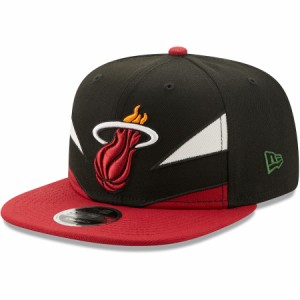 ニューエラ メンズ キャップ ヒート Miami Heat New Era Dynamic Original 9FIFTY Snapback Hat - Black