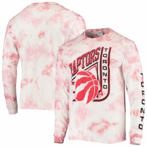 ジャンクフード メンズ Tシャツ 長袖 ロンT Toronto Raptors Junk Food Throwback Tie-Dye Long Sleeve T-Shirt