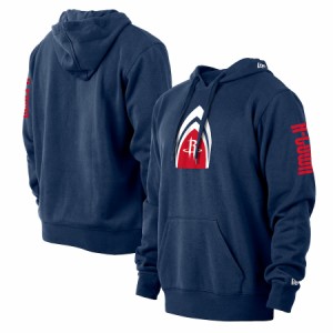 ニューエラ メンズ パーカー "Houston Rockets" New Era 2021/22 City Edition Pullover Hoodie - Navy