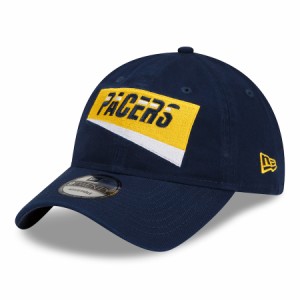 ニューエラ メンズ キャップ ペイサーズ Indiana Pacers New Era 2021/22 City Edition Official 9TWENTY Adjustable Hat - Navy