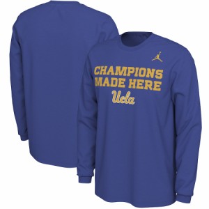 ジョーダン メンズ Tシャツ 長袖 ロンT UCLA Bruins Jordan Brand Team Mantra Long Sleeve T-Shirt - Blue