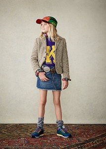 ポロ ラルフローレン 2-6X ガールズ/キッズ Polo Ralph Lauren Denim 5-Pocket Skirt スカート Bales Wash 女の子