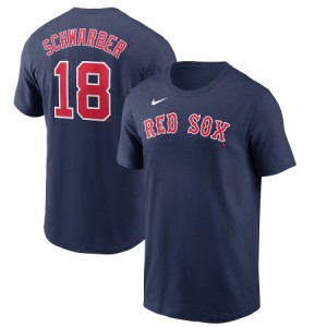 ナイキ メンズ Tシャツ Kyle Schwarber "Boston Red Sox" Nike Name & Number T-Shirt - Navy