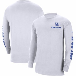 ナイキ メンズ Tシャツ 長袖 ロンT "Kentucky Wildcats" Nike Heritage Max 90 Long Sleeve T-Shirt - White