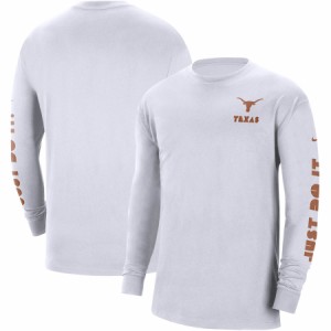 ナイキ メンズ Tシャツ "Texas Longhorns" Nike Heritage Max 90 Long Sleeve T-Shirt - White