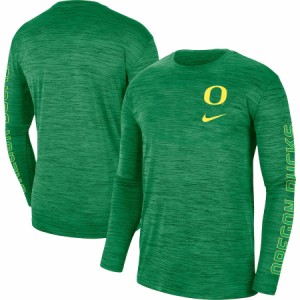 ナイキ メンズ Tシャツ 長袖 ロンT "Oregon Ducks" Nike Velocity Legend Team Performance Long Sleeve T-Shirt - Green