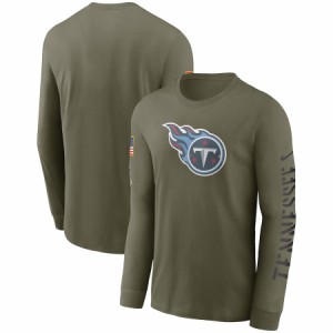 ナイキ メンズ Tシャツ 長袖 ロンT "Tennessee Titans" Nike 2022 Salute To Service Long Sleeve T-Shirt - Olive NFL サルート おしゃ