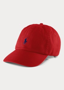 ラルフローレン キャップ Polo Ralph Lauren Cotton Chino Baseball Cap 帽子 Rl2000 Red/Blue