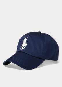 ラルフローレン キャップ Polo Ralph Lauren Big Pony Chino Baseball Cap 帽子 Newport Navy