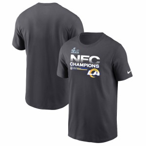 ナイキ メンズ Tシャツ "Los Angeles Rams" Nike 2021 NFC Champions Locker Room Trophy Collection T-Shirt - Anthracite