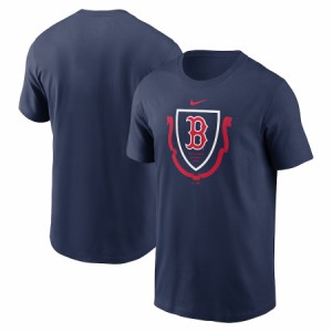 ナイキ メンズ Tシャツ レッドソックス "Boston Red Sox" Nike Crest Local Team T-Shirt - Navy