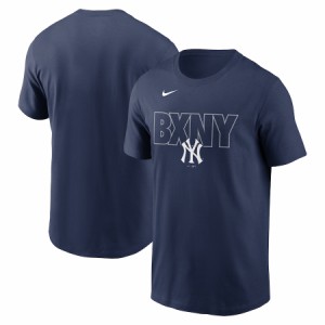 ナイキ メンズ Tシャツ ヤンキース "New York Yankees" Nike Wordmark Local Team T-Shirt - Navy