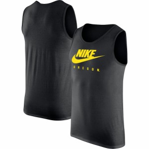 ナイキ メンズ タンクトップ "Oregon Ducks" Nike Futura Performance Scoop Neck Tank Top - Black