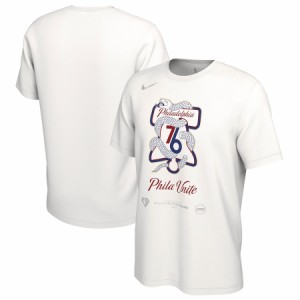 ナイキ メンズ Tシャツ シクサーズ Philadelphia 76ers Nike 2022 NBA Playoffs Mantra T-Shirt - White