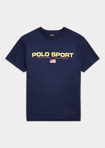 ポロ ラルフローレン メンズ Polo Ralph Laure Classic Fit Polo Sport T-Shirt Tシャツ 半袖 Cruise Navy
